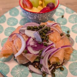 Honey Berry Pancakes And Cafe- Plano - Lox avocado toast