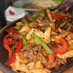 Costa Azul Mariscos - Steak chicken fajitas