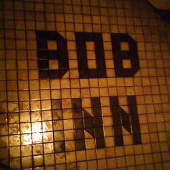 Bob Inn - men's room floor - Dive Bars Near Me - Chicago, Illinois