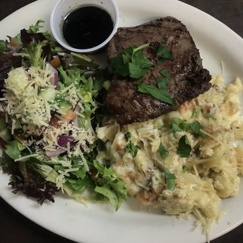 Mari's Kitchen - Steak and mashed potatoes with a salad - Breakfast & Brunch Near Me - Florence, Oregon Mari's Kitchen - Steak and mashed potatoes with a salad - Breakfast & Brunch Near Me - Florence, Oregon