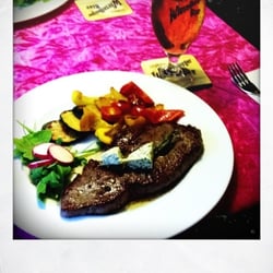 Landgasthof Steinmühl - Perfektes Steak und perfekt gezapftes Wieselburger Bier