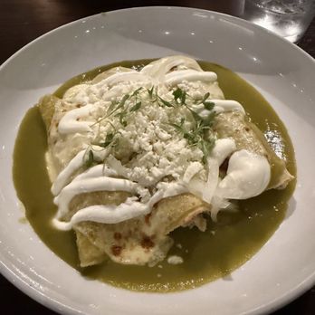 La Calle - Chicken enchiladas with salsa verde - Mexican Near Me - Baltimore, Maryland La Calle - Chicken enchiladas with salsa verde - Mexican Near Me - Baltimore, Maryland