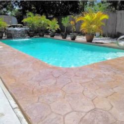 Suncoast Decking Sarasota - My stamped concrete pool deck