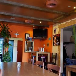 Casa Alegria - Bathrooms clean. Mexican music. Smoking allowed in some places but does not sink