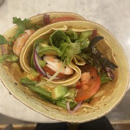 Bang bang shrimp crepe