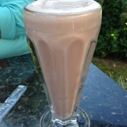 Café Antiquário - Milkshake de chocolate, delícia