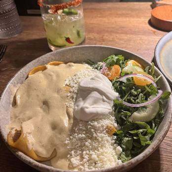 Miel de Agave - Green Chili Cream Enchiladas - Steakhouses Near Me - Chandler, Arizona Miel de Agave - Green Chili Cream Enchiladas - Steakhouses Near Me - Chandler, Arizona