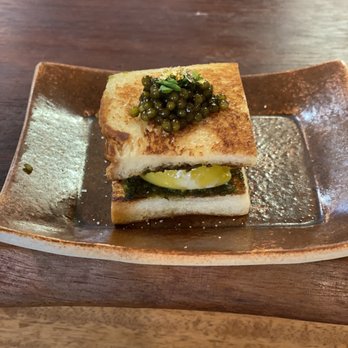 Miyo's Restaurant - Ultimate egg sous vide sandwich - Izakaya Near Me - Hilo, Hawaii