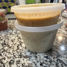 $10 for this size queso is crazy $10 for this size queso is crazy