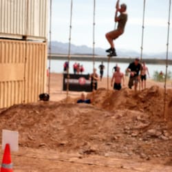 Biggest Loser RunWalk Las Vegas 5k Off-Road Challenge - Ropeclimb