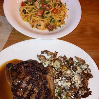 Wild Olive - Steak with truffled Smashed Fried Potatoes - Italian Near Me - Johns Island, South Carolina