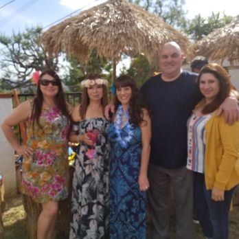 Islanders Luau - My mom, dad and sisters - Caterers Near Me - Riverside, California