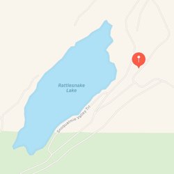 Cedar Butte Trail - Location of the parking lot. It's about a block up on the left after you pass the parking lot for Rattlesnake Ledge Trail.