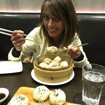 Tasty Moment - My excited face right before the utter disappointment of my soup dumplings - Shanghainese Near Me - Edison, New Jersey