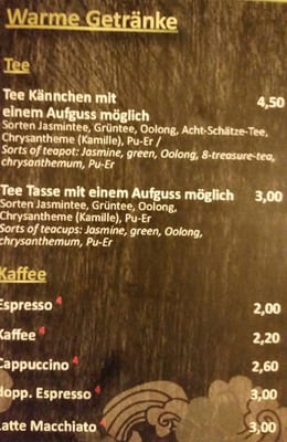 Menu photo 1 Tianfuzius Berlin, BE