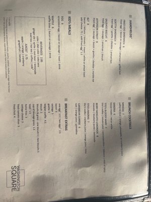 Menu photo 3 Washington Square Cafe Burlington, KY