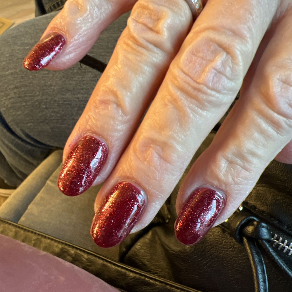 My mom's nails. My mom's nails.