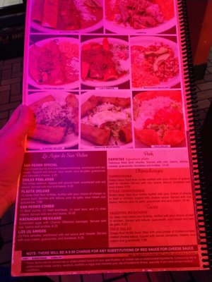 Menu photo 1 San Pedro Mexican Restaurant Kearney, NE