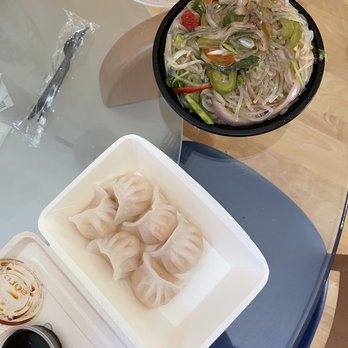 Sovereign - Korean Glass Noodle and  steamed shrimp potstickers - Poke Near Me - Plantation, Florida