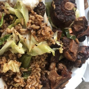 Mum's - oxtail with cabbage and rice - Caribbean Near Me - Raleigh, North Carolina Mum's - oxtail with cabbage and rice - Caribbean Near Me - Raleigh, North Carolina