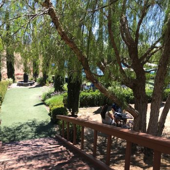 Falkner Winery - July 2020 outdoor tasting area - Wineries Near Me - Temecula, California