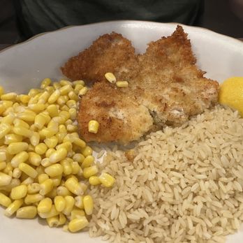 McLean Family Restaurant - Chicken schnitzel with corns and rice - seasonal - Greek Near Me - McLean, Virginia McLean Family Restaurant - Chicken schnitzel with corns and rice - seasonal - Greek Near Me - McLean, Virginia