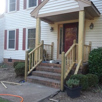 A & R Home Improvements - Rebuilt this entry way. Due to rotten wood. - Handyman Near Me A & R Home Improvements - Rebuilt this entry way. Due to rotten wood. - Handyman Near Me
