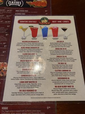 Menu photo 5 Timbers - Lake Mead Las Vegas, NV Menu photo 5 Timbers - Lake Mead Las Vegas, NV