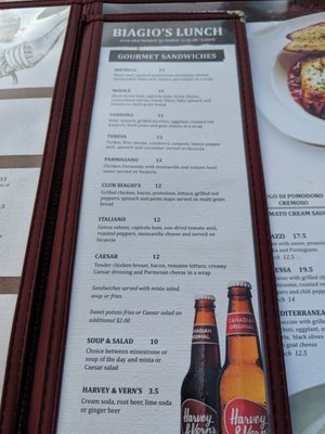Menu photo 5 Biagio's Italian Kitchen Ottawa, ON