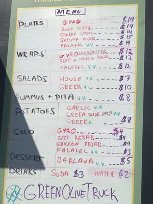 Menu photo 1 Green Olive Truck Rancho Dominguez, CA Menu photo 1 Green Olive Truck Rancho Dominguez, CA