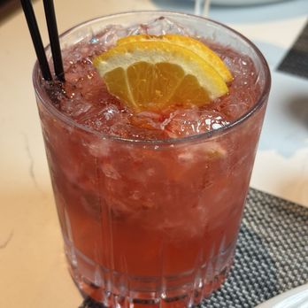 Fogo de Chão - Strawberry Hibiscus Caipirinha - Brazilian Near Me - Katy, Texas