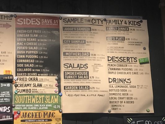 Menu photo 2 City Barbeque Charlotte, NC