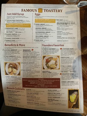 Menu photo 8 Famous Toastery Concord, NC