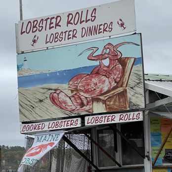 Sprague's Lobster - The Sprague's Lobster sign as seen from the road. - Seafood Near Me - Wiscasset, Maine Sprague's Lobster - The Sprague's Lobster sign as seen from the road. - Seafood Near Me - Wiscasset, Maine