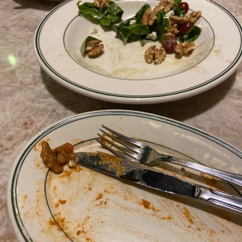 Italian Disco - We cleaned the plates! Spinach salad, spaghetti and meatballs and pizza Margherita. - Pizza Near Me - Baltimore, Maryland Italian Disco - We cleaned the plates! Spinach salad, spaghetti and meatballs and pizza Margherita. - Pizza Near Me - Baltimore, Maryland