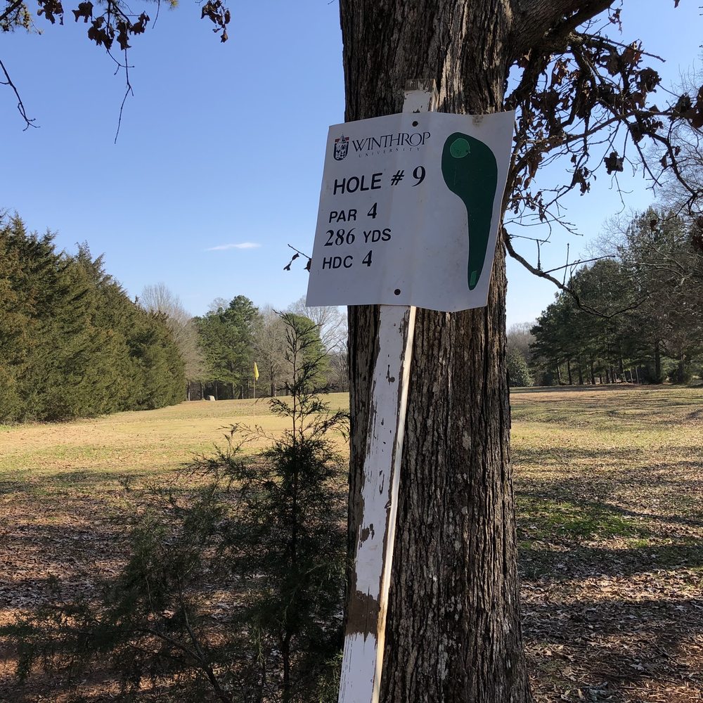 WINTHROP UNIVERSITY GOLF COURSE Updated September 2024 701