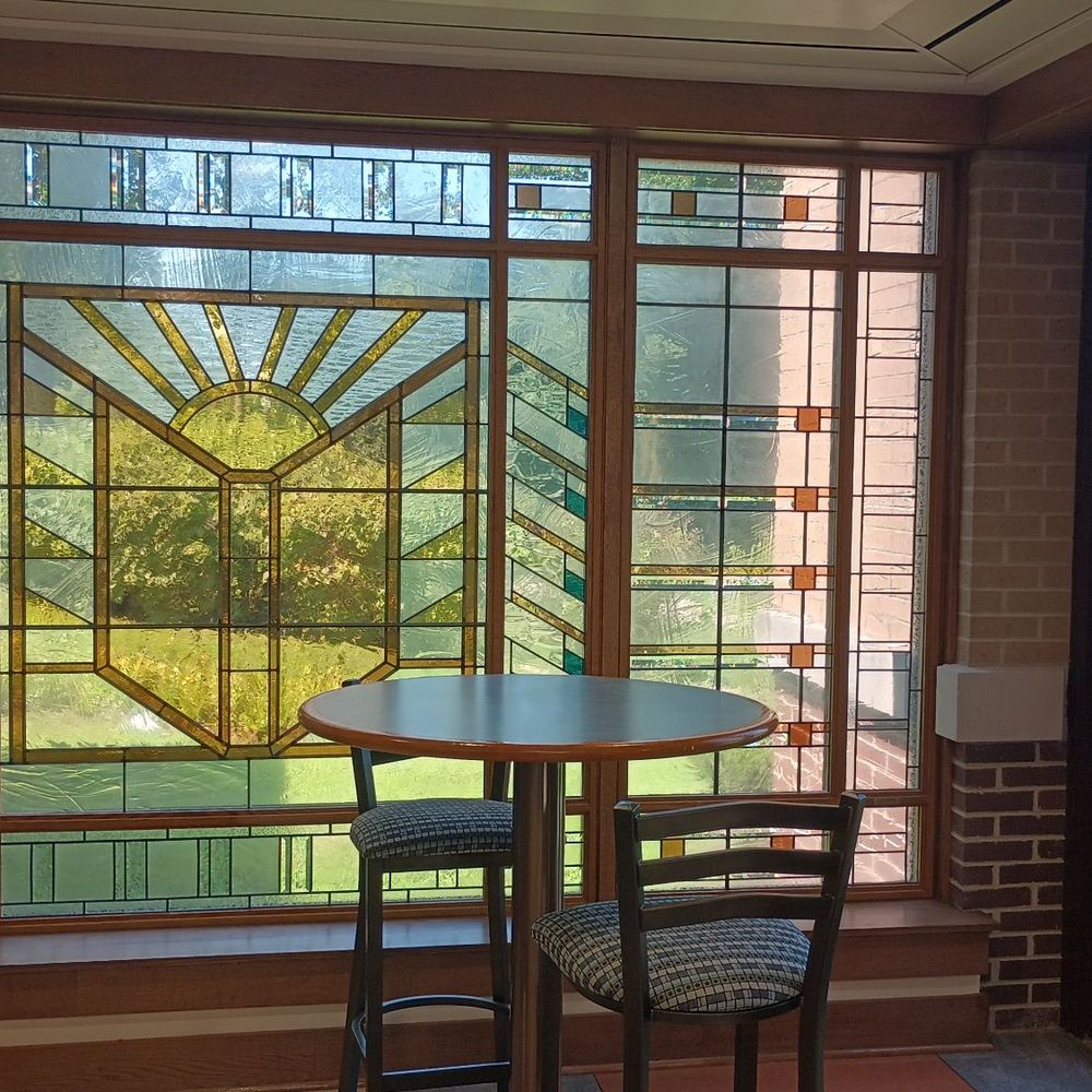 North Riverside Public Library - Beautiful stained glass sitting, viewing area. - Libraries Near Me - North Riverside, Illinois North Riverside Public Library - Beautiful stained glass sitting, viewing area. - Libraries Near Me - North Riverside, Illinois
