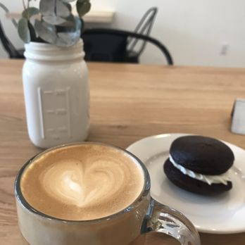 Kitchen & Coffee - Latte and vegan Whoopie Pie - Coffee & Tea Near Me - Beacon, New York Kitchen & Coffee - Latte and vegan Whoopie Pie - Coffee & Tea Near Me - Beacon, New York