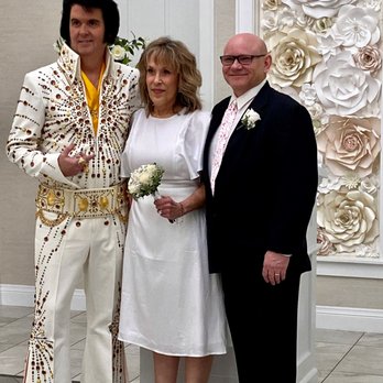 Bliss Wedding Chapel - 25 year vow renewal with Elvis - Wedding Chapels Near Me - Las Vegas, Nevada