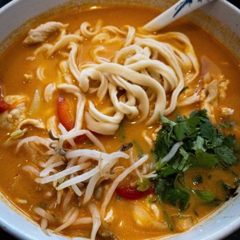 Xian Sushi and Noodle - Thom Tom Yam Chicken Noodle Soup - Sushi Bars Near Me - Austin, Texas Xian Sushi and Noodle - Thom Tom Yam Chicken Noodle Soup - Sushi Bars Near Me - Austin, Texas