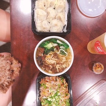 Luscious Dumplings - Steamed Soup Dumplings. Beef Brisket Noodle. Pork Ears and Bean Curd - Noodles Near Me - Monrovia, California