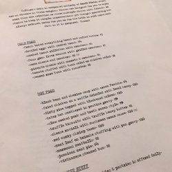 Culture Cafe - Menu!