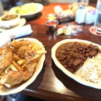 Pappadeaux Seafood Kitchen - Cajun Chicken Tenderloins and Red Beans & Rice - Seafood Near Me - Phoenix, Arizona