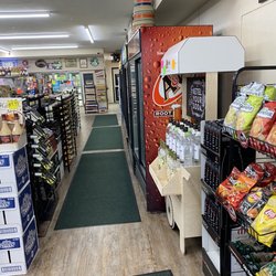 Allery's Package Store - Some snacks good lighting