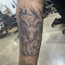 Lady Octopus Tattoos - My Aries Ram AKA Devin