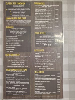 Menu photo 3 Hungry Hunter Restaurant Branson, MO