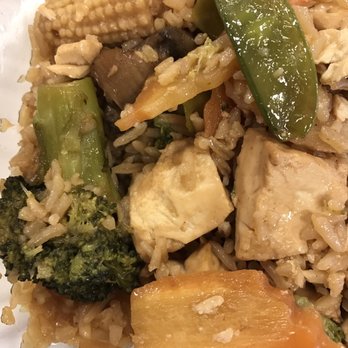 Express China - Vegetables in brown sauce with tofu (not fried) & brown rice. - Chinese Near Me - Salem, Indiana Express China - Vegetables in brown sauce with tofu (not fried) & brown rice. - Chinese Near Me - Salem, Indiana