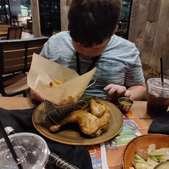 Barnwood - LaGrange - Roasted Half Chicken with Chimichurri, fries, & green beans. - Cocktail Bars Near Me - LaGrange, Georgia