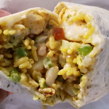 Shareef's Grill - 7-13-2018 Shrimp Wrap !! Delicious!! - Seafood Near Me - Baltimore, Maryland