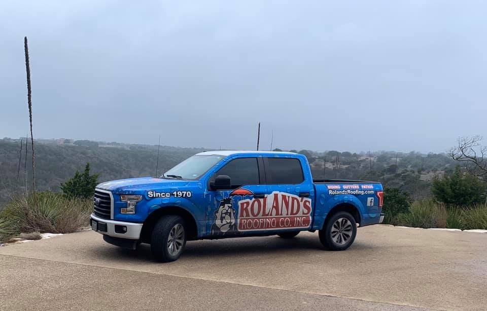 Slide of Roland's Roofing